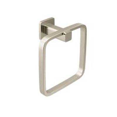 Brushed Nickel Towel Ring