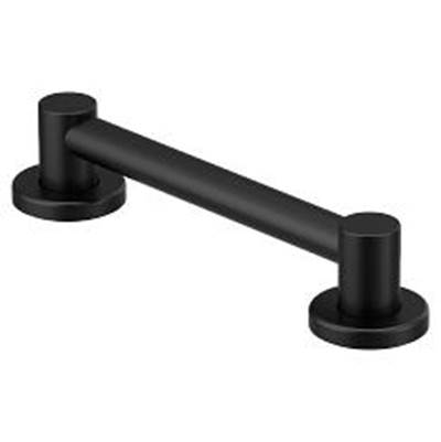 Moen Matte Black 12'' Designer Grab Bar