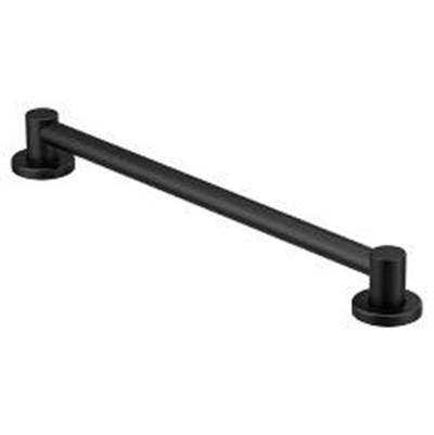Moen Matte Black 24'' Designer Grab Bar