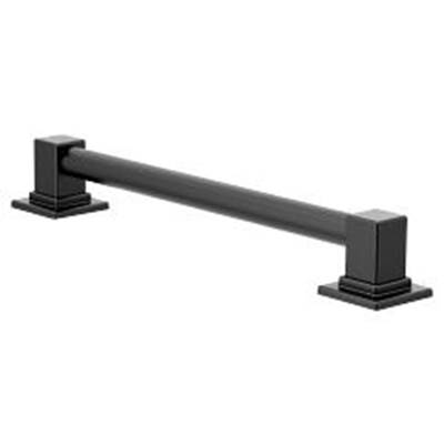 Moen Matte Black 18'' Designer Grab Bar