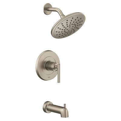 Gibson M-CORE 2-Series Eco Performance 1-Handle Tub and Shower Trim Kit in Brushed Nickel (Valve Sold Separately)