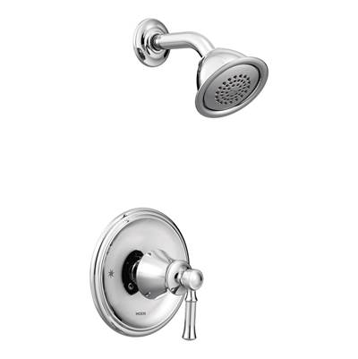 Dartmoor Posi-Temp Single-Handle Wall-Mount Shower Only Faucet Trim Kit in Chrome (Valve Sold Separately)