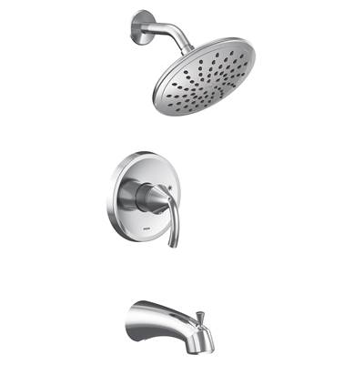 Glyde M-CORE 2-Series Eco Performance 1-Handle Tub and Shower Trim Kit in Chrome (Valve Sold Separately)
