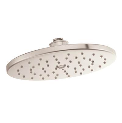 10-Inch Single Function Eco-Performance Rainshower Showerhead with Immersion Rainshower Technology, Polished Nickel