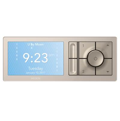 Moen Smart Shower 2-Outlet Digital Shower Controller for Thermostatic Shower Valve, Terra Beige