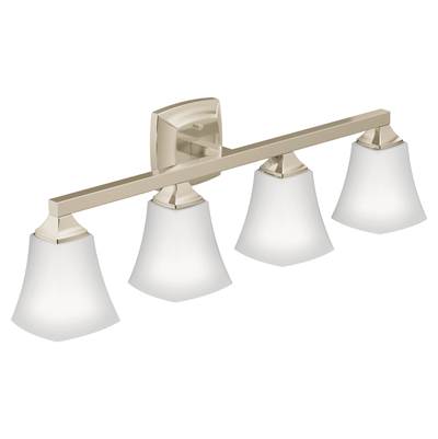 Moen Polished Nickel Four Globe Bath Light