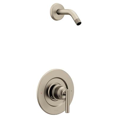 Gibson Single-Handle Posi-Temp Shower Faucet Trim Kit in Brushed Nickel (Shower Head and Valve Not Included)