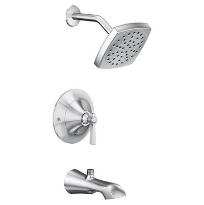 Flara Posi-Temp Eco-Performance 1-Handle Tub and Shower Faucet Trim Kit in Chrome (Valve Sold Separately)