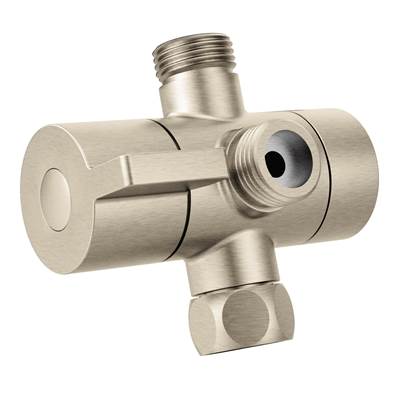 Moen Non-Pivoting Shower Arm Diverter, Brushed Nickel
