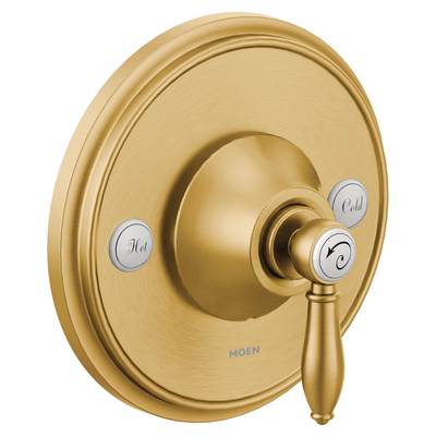 Moen Weymouth 1-Handle Posi-Temp Pressure Balancing Valve Trim Kit, Valve Required, Brushed Gold