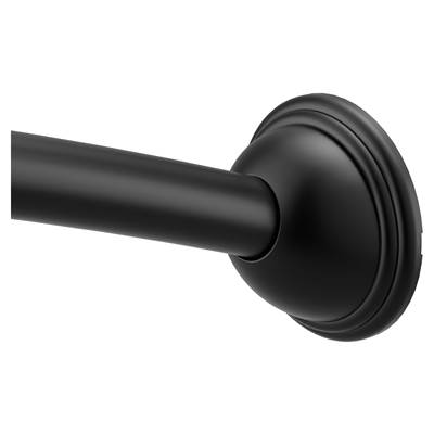 Moen Matte Black 5' Curved Shower Rod