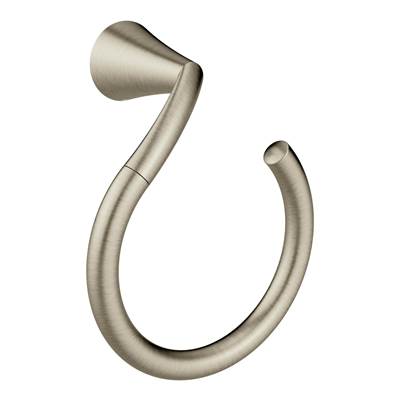 Brushed Nickel Towel Ring