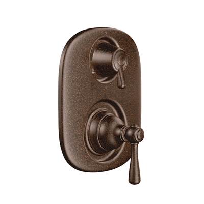 Moen Kingsley Moentrol Shower Valve with 3-Function Integrated Diverter Valve Trim, Valve Required, Oil-Rubbed Bronze - Oil Rubbed Bronze