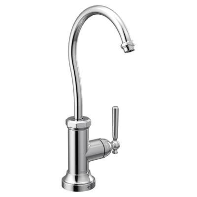 Moen Paterson Sip Industrial Cold Water Kitchen Beverage Faucet with Optional Filtration System, Chrome