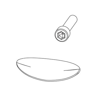 HDW PACK KD 1H SOLID/LOOP - N/A or unfinished