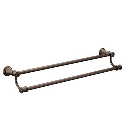 Moen Oil Rubbed Bronze 24'' Double Towel Bar