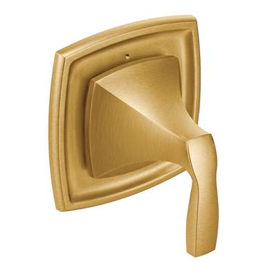 Moen Voss 1-Handle Two-Function Transfer Valve Trim Kit in Brushed Gold (Valve Sold Separately)
