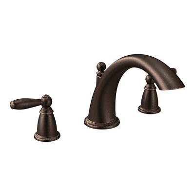 Brantford 2-Handle Deck-Mount Roman Tub Faucet Trim Kit in Oil Rubbed Bronze (Valve Sold Separately)
