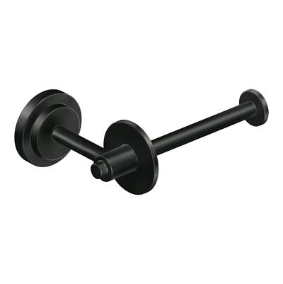 Moen Matte Black Single-Post Paper Holder