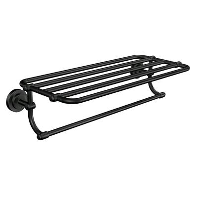Moen Matte Black Towel Shelf