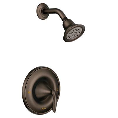 Eva Single-Handle 1-Spray Posi-Temp Shower Faucet Trim Kit in Oil Rubbed Bronze (Valve Sold Separately)