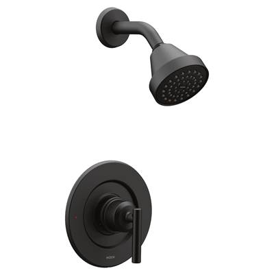 Gibson Posi-Temp Pressure Balancing Eco-Performance Modern Shower Only Trim, Valve Required, Matte Black