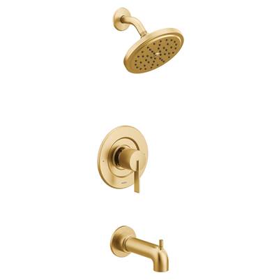 Cia Posi-Temp Eco-Performance 1-Handle Tub and Shower Faucet Trim Kit in Brushed Gold (Valve Sold Separately)