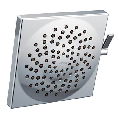 Moen Velocity Eco-Performance Two-Function 8-1/2'' Diameter Spray Rainshower Showerhead, Chrome