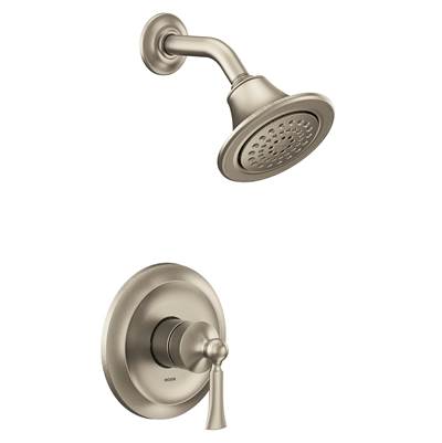 Moen Wynford M-CORE 2-Series Eco Performance 1-Handle Shower Trim Kit in Brushed Nickel (Valve Sold Separately)