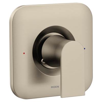 Moen Genta LX Posi-Temp Pressure-Balancing Modern Valve Trim, Valve Required, Brushed Nickel