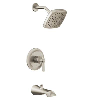 Flara M-CORE 2-Series Eco Performance 1-Handle Tub and Shower Trim Kit in Brushed Nickel (Valve Sold Separately)
