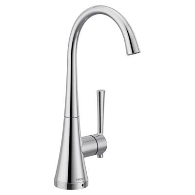 Moen Sip Modern One-Handle High Arc Beverage Faucet in Chrome