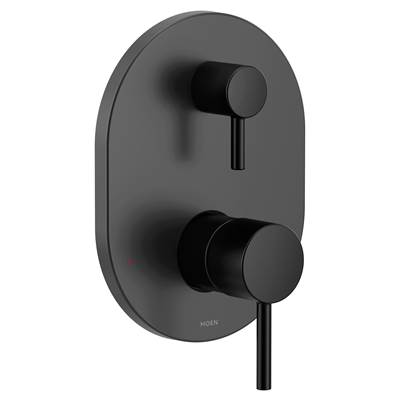 Align M-CORE 3-Series 2-Handle Shower Trim with Integrated Transfer Valve in Matte Black (Valve Sold Separately)