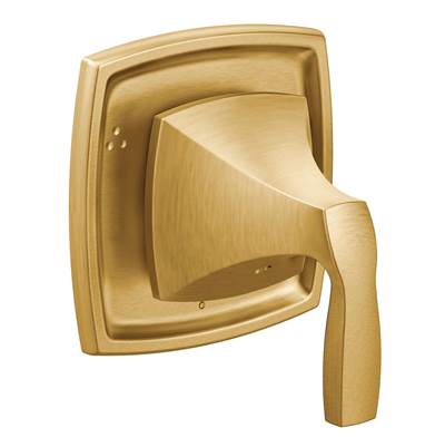 Moen Voss 1-Handle Transfer Valve Trim Kit in Brushed Gold (Valve Sold Separately)
