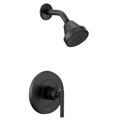 Gibson M-CORE 2-Series Eco Performance 1-Handle Shower Trim Kit in Matte Black (Valve Sold Separately)