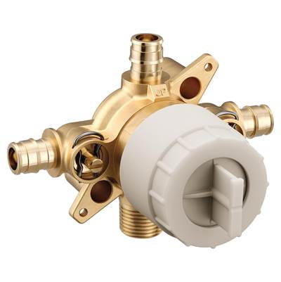 Moen M-CORE 3-Series 4 Port Tub and Shower Mixing Valve with Cold Expansion PEX Connections and Stops - Unfinished