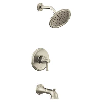 Belfied M-CORE 2-Series Eco Performance 1-Handle Tub and Shower Trim Kit in Brushed Nickel (Valve Sold Separately)