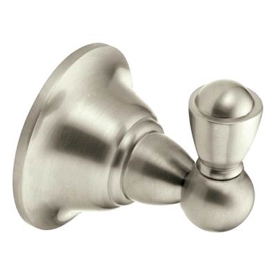 Brushed Nickel Single Robe Hook