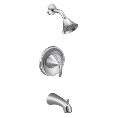 Glyde 1-Spray Single-Handle Eco-Performance Posi-Temp Tub and Shower Faucet Trim Kit in Chrome (Valve Sold Separately)