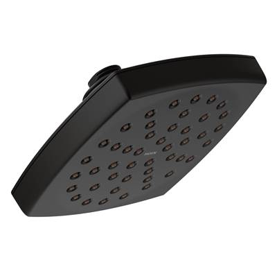 Moen Voss 6'' Single-Function Eco-Performance Rainshower Showerhead with Immersion Technology, Matte Black