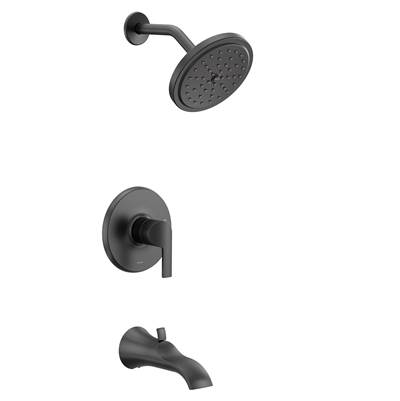 Doux M-CORE 2-Series Eco Performance 1-Handle Tub and Shower Trim Kit in Matte Black (Valve Sold Separately)