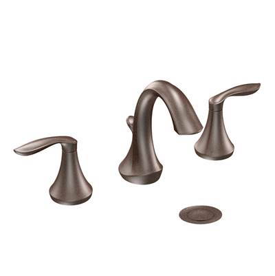 Eva 8 in. Widespread 2-Handle High-Arc Bathroom Faucet Trim Kit in Oil Rubbed Bronze (Valve Sold Separately)