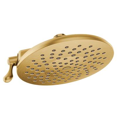 Moen Velocity Two-Function 8'' Diameter Rainshower Spray Head, Brushed Gold