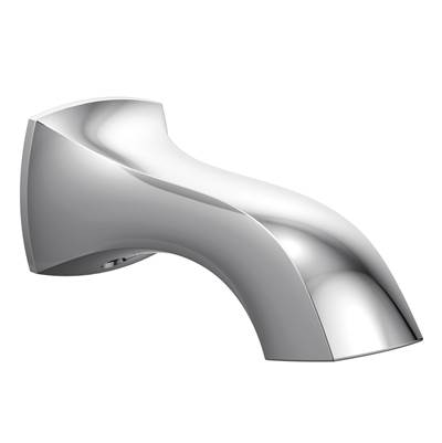 Moen Voss Replacement Tub Non-Diverter Spout 1/2-Inch Slip Fit Connection, Chrome