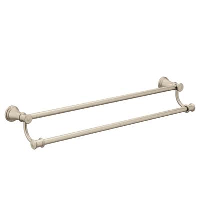 Brushed Nickel 24'' Double Towel Bar