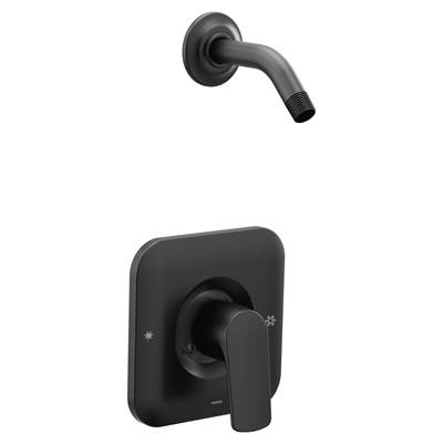 Moen RIZON POSI SHOWER TRIM NO HEAD BL - Matte Black