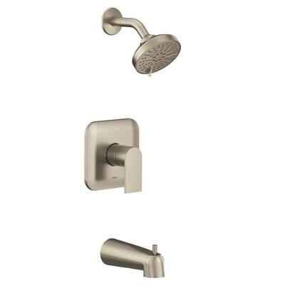 Genta M-CORE 2-Series Eco Performance 1-Handle Tub and Shower Trim Kit in Brushed Nickel (Valve Sold Separately)