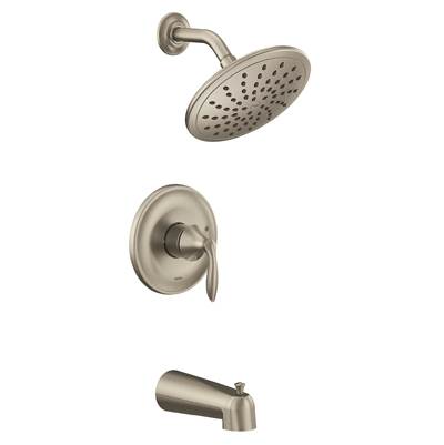 Eva M-CORE 2-Series Eco Performance 1-Handle Tub and Shower Trim Kit in Brushed Nickel (Valve Sold Separately)