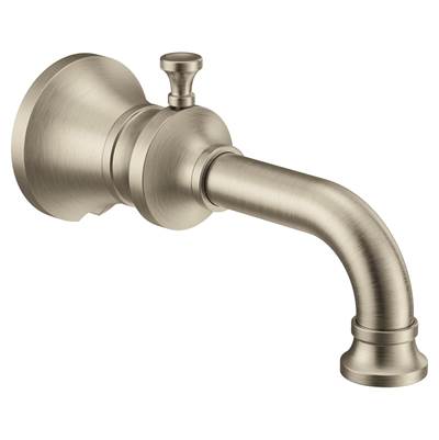 Colinet Traditional Diverter Tub Spout with Slip-fit CC Connection in Brushed Nickel