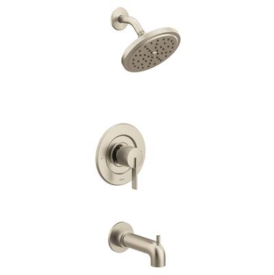 Cia Posi-Temp Eco-Performance 1-Handle Tub and Shower Faucet Trim Kit in Brushed Nickel (Valve Sold Separately)